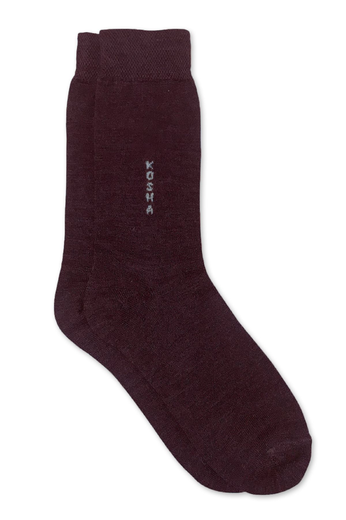 Maroon Extra Fine Merino Wool Socks | Women